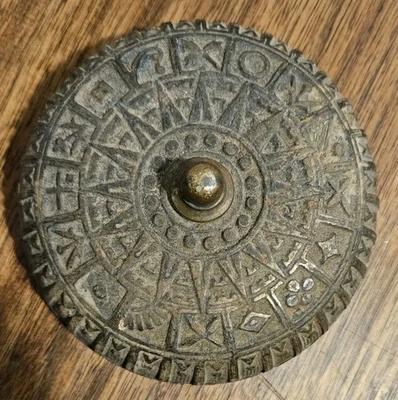 Cubierta de campana de puerta antigua cúpula sargent rara victoriana década de 1890 - sin agallas solo cubierta  Foto 1 de 4