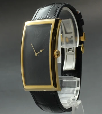 "N MINT" Tissot Heritage Banana T117509A 27mm Black Gold Men's Qz Watch From JPN - image 1 of 4