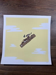 Looney Tunes “Wile E Coyote” Art Print Poster By Raid71 X/125 Mystery Tube 2024 - Picture 1 of 6