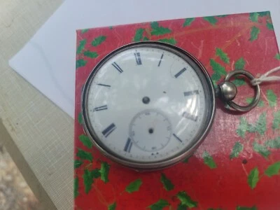 MJ Tobias & co . Pocket Watch , Nice Silver Engraved Case . - Imagem 1 de 4