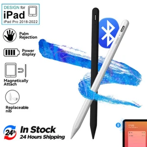 Bluetooth Pencil Stylus Pen For Apple iPad 9/7/8th/Mini/Air 4/5th/Pro 11&12.9'' - Picture 1 of 12