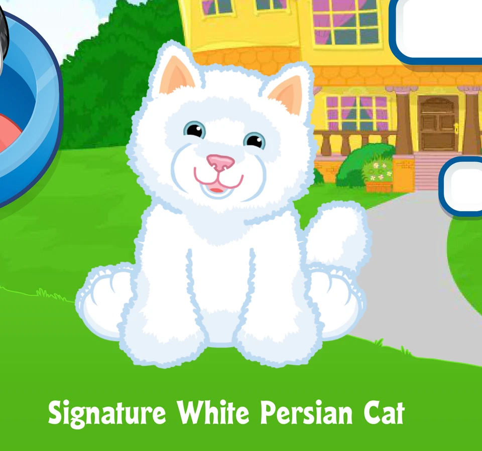 Webkinz Signature White Persian Cat Virtual PET Adoption Code Only Messaged Code - Image 1 of 1