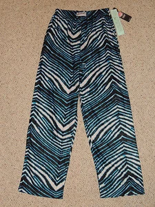 New Youth 14 16 L Large NFL Carolina Panthers Blue Pajama Lounge Sleep Pants - Picture 1 of 4