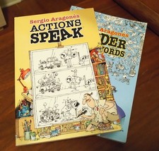Sergio Aragones Actions Speak Louder Than Words SIGNED First / 1st Edition Books