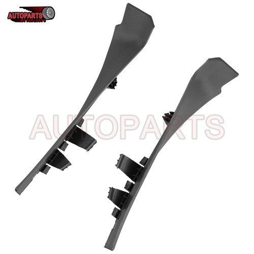 Black LH RH Windshield Wiper Cowl Extension Trim For 20142020 Nissan