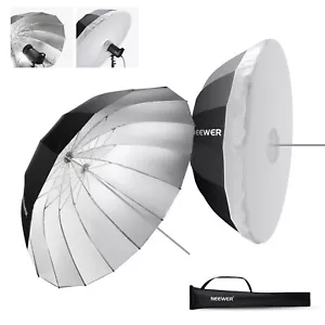NEEWER 51"/130cm Parabolic Reflective Umbrella Photography with Silver Inner - Picture 1 of 8