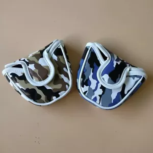 Camouflage Print Golf Club Mallet Putter Head Cover with Magnetic Closure - Picture 1 of 12