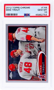 2012 Topps Chrome Mike Trout #144 PSA 10 - Picture 1 of 2