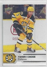 2017-18 Upper Deck AHL #60 Tommy Cross (Charlotte Checkers)