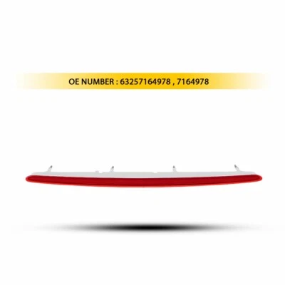 Red Lens LED Trunk Lid Third Brake Light Bar For 08-13 BMW E82 E88 1 Series - Изображение 1 из 4