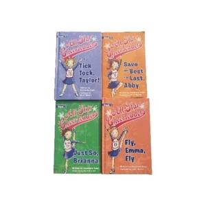 Usborne Book Lot Allstar Cheerleaders Taylor Abby Brianna Emma - Picture 1 of 5
