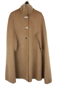 Sandro Mantel Damen (Eu) 36 Cape Poncho Wollmischung Verschluss Mischung Kamel - Bild 1 von 11