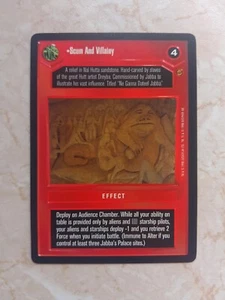 Scum And Villainy - Star Wars CCG card (Decipher) - Picture 1 of 2
