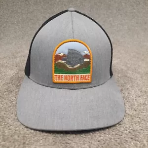 The North Face Men's Hat Cap Rockies Grey Fitted Small Medium Hiking Mountains - Picture 1 of 7