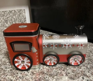 2003 Starbucks Holiday Train Tin Only Unique Engine Conductor Red Black - Picture 1 of 24