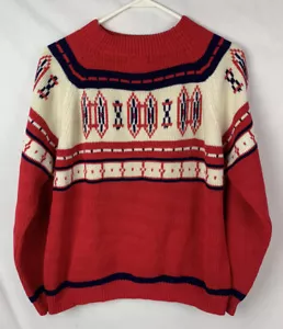 Vintage JC Penney Pullover Herren Medium Acryl Strick USA 70er 80er - Bild 1 von 6