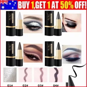 Ayky Long Wear Gel Eyeliner,Natural EyelinerCream Rationalu Eye Stick Waterproof - Picture 1 of 15