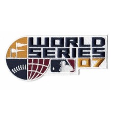 Boston Red Sox vs. Colorado Rockies 2007 MLB World Series Logo Jersey Patch