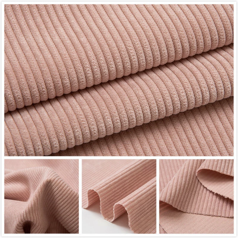 8 Wales Plain Corduroy Fabric Thick Coat Pants Sewing Material DIY Cloth Craft - Image 1 of 4