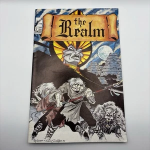 The Realm #7 Arrow Comics 1987 Guy Davis Stuart Kerr ✅ Knights Castle Elves War - Picture 1 of 7