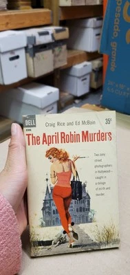 The April Robin Murders By Craig Rice and Ed McBain Dell D306 1959 Foto 1 de 4