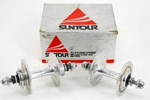 NOS/NIB Suntour Superbe Pro Track Pista Hubs 28 Hole 100/120 - Picture 1 of 1