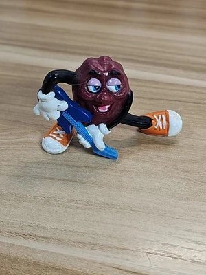 Guitarra Vintage California Raisin Personaje Tocando PVC 1988 Hecha por Applause Foto 1 de 4