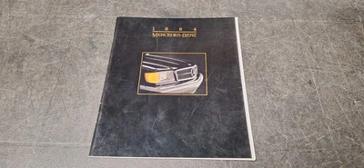 Mercedes Benz Deluxe 1984 folleto línea completa 190 300TD 380SL 500SEL 500SEC  Foto 1 de 4