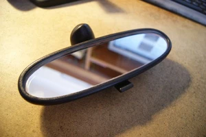 AUDI TT / MERCEDES SLK BLACK REAR VIEW MIRROR 010486 (B) - Picture 1 of 3