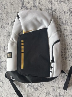 Mochila de baloncesto Nike Elite Pro 32L - blanca/dorada Foto 1 de 4