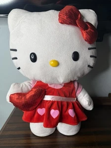 HELLO KITTY Valentine’s Greeter Plush GEMMY Limited Edition 2016 Sanrio 20” Tall - Picture 1 of 24
