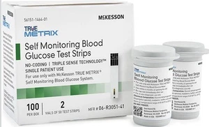 McKesson TRUE METRIX Blood Glucose Diabetic Test Strips Exp 08/2026 - Picture 1 of 6