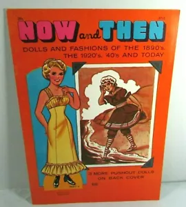 1890er bis 1976 Vintage NOW AND THEN Paper Doll Cutout Book Excellent Uncut paperdoll - Bild 1 von 4