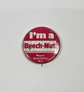 Vintage 1960's I'm a Beech-Nut 1" Contest Promo Pinback Button - Imagen 1 de 3