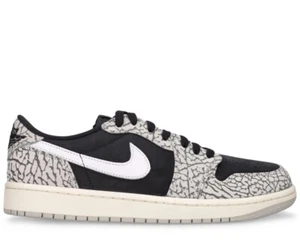 NIKE AIR JORDAN 1 RETRO LOW OG 'BLACK CEMENT' SNEAKERS DAMENSCHUHE CZ0775-001 - Bild 1 von 6