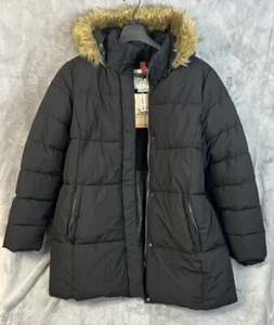 ZEROXPOSUR Women’s Serena Quilted Coat Black NWT Sz XXL Faux Fur MSRP$200 - Picture 1 of 14