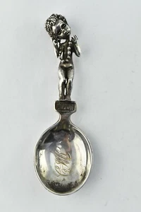 Cuchara bebé ""Lunes"" Royer of California plata esterlina 3 7/8" 1,1 oz. - Imagen 1 de 8