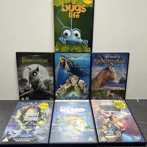 Walt Disney DVD Bundle X 7 Childrens Animation Films, Nemo, Bugs Life, Atlantis - Picture 1 of 6