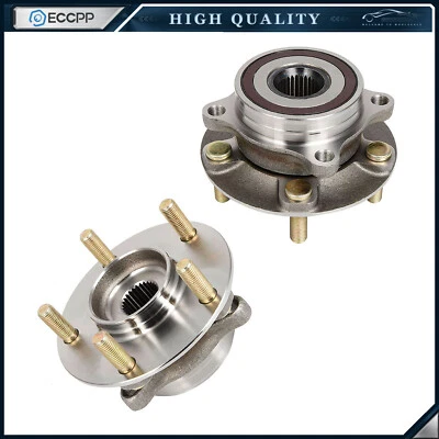 2 Pcs Wheel Hub Bearings Assembly Front AWD For Mitsubishi Lancer 2.0L 2008-2015 - Image 1 of 4