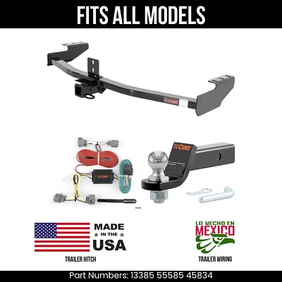 Enganche de remolque Honda Ridgeline 06-14 cable de 4 pines bola de 178" se adapta a todas las curtas 5K 2" Foto 1 de 4