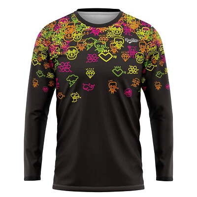 Camisas de motocross MTB ciclismo jersey descenso para hombre manga larga todo terreno bicicleta GP Foto 1 de 4