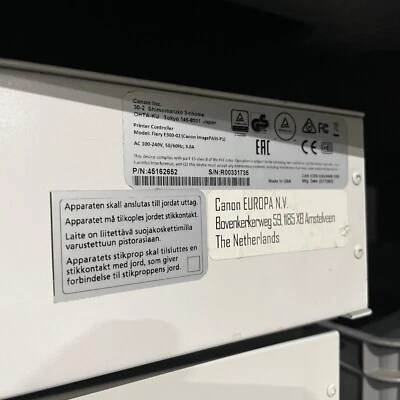 Canon E300-03 FIERY Image Runner C7565/C7570/C7580 Image Pass-P1 CONTROLLER PC - Image 1 of 4