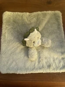 Kellytoy Dinosaurier Sicherheitsdecke Lovey Triceratops Plüsch Rassel grün - Bild 1 von 2