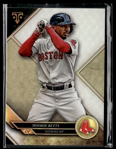 2017 Topps Triple Threads 7 Mookie Betts Boston Red Sox - Imagen 1 de 2