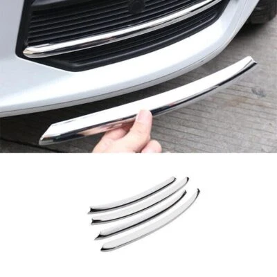 2016-2018 Front Fog Light Eyelid Molding Strip Glossy Chrome For Audi Q3 Quattro - Image 1 of 4