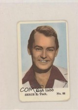 1954 Dutch Gum Serie E Alan Ladd #98 f5h