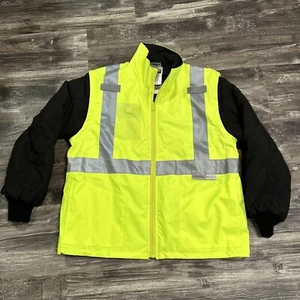 GloWear 8287 Gilet/Giacca Termica Convertibile Riflettente Alta Visibilità, Small... - Foto 1 di 7