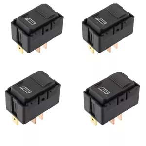 4x Interruttore AIC alzacristalli per AUDI A6 C4 80 B3 B4 100 C3 C4 200 C3 4A0959855A - Foto 1 di 5