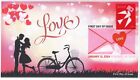 24-010, 2024, LOVE, First Day Cover, Digital Color Postmark, Romance AR, Letters