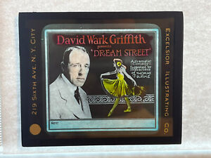 1921 Dream Street David Wark Griffith Silent Film Glass negative Slide